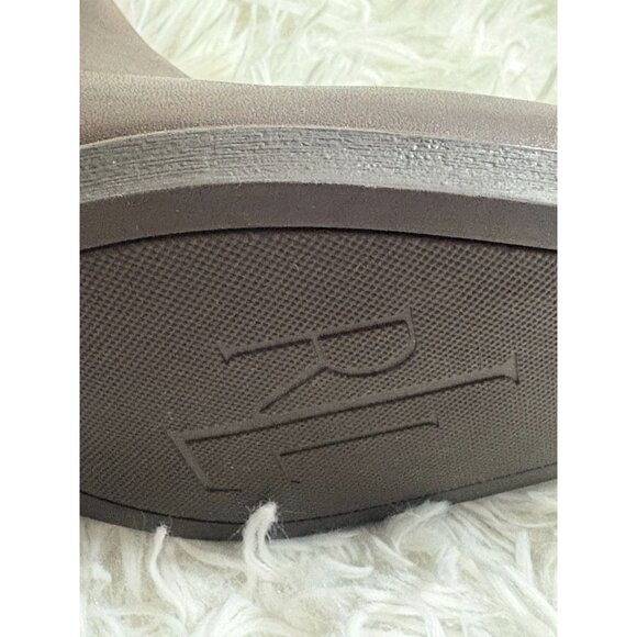 Ralph Lauren Womens Shaw Brown Leather Ankle Boots With Studded Strap & Side Zip - Picture 4 of 5